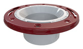 Oatey 43513 Closet Flange, 3, 4 in Connection, PVC, White, For: 3 in, 4 in Pipes
